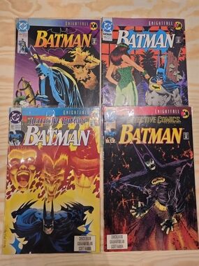 1993 Batman "Knightfall" Series - Issues #5, #6, #7, #8 - DC Comics (Set of 4)